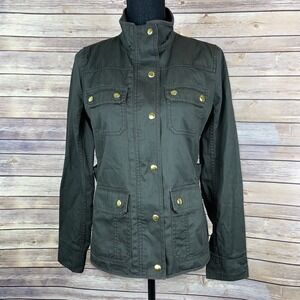 J.CREW Women's Size XS Olive Green Relaxed Boyfriend Fit Jacket